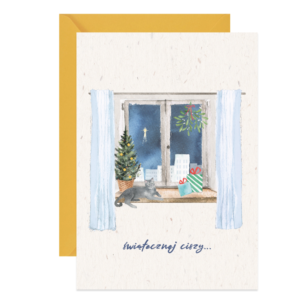 Greeting card A6 - Paperwords - Christmas Calm