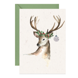 Greeting card A6 - Paperwords - Christmas Deer