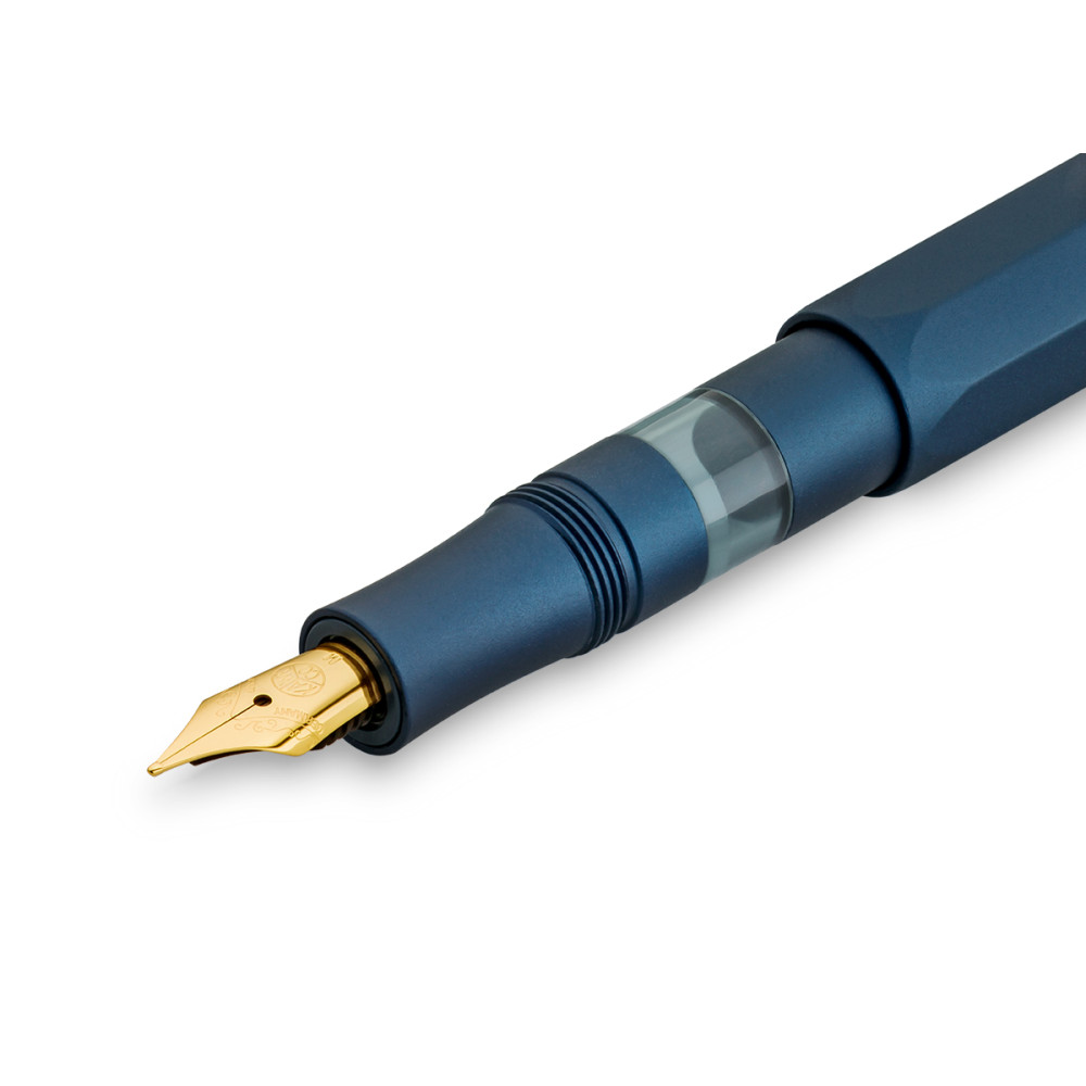 Pióro wieczne Sport Piston Filler zestaw startowy - Kaweco - Navy B