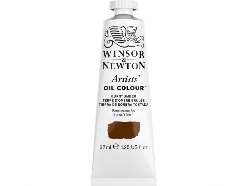 Oil paint Artists' Oil Colour - Winsor & Newton - Burnt Umber 37 ml