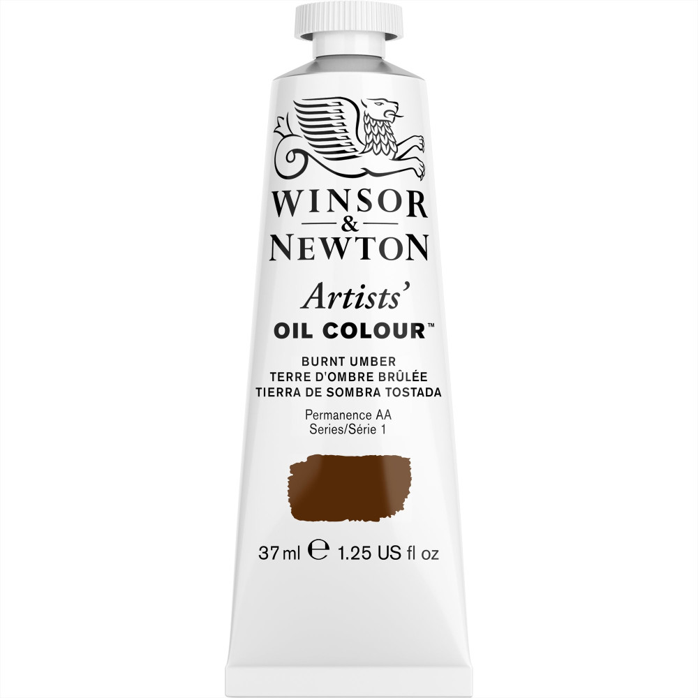 Oil paint Artists' Oil Colour - Winsor & Newton - Burnt Umber 37 ml