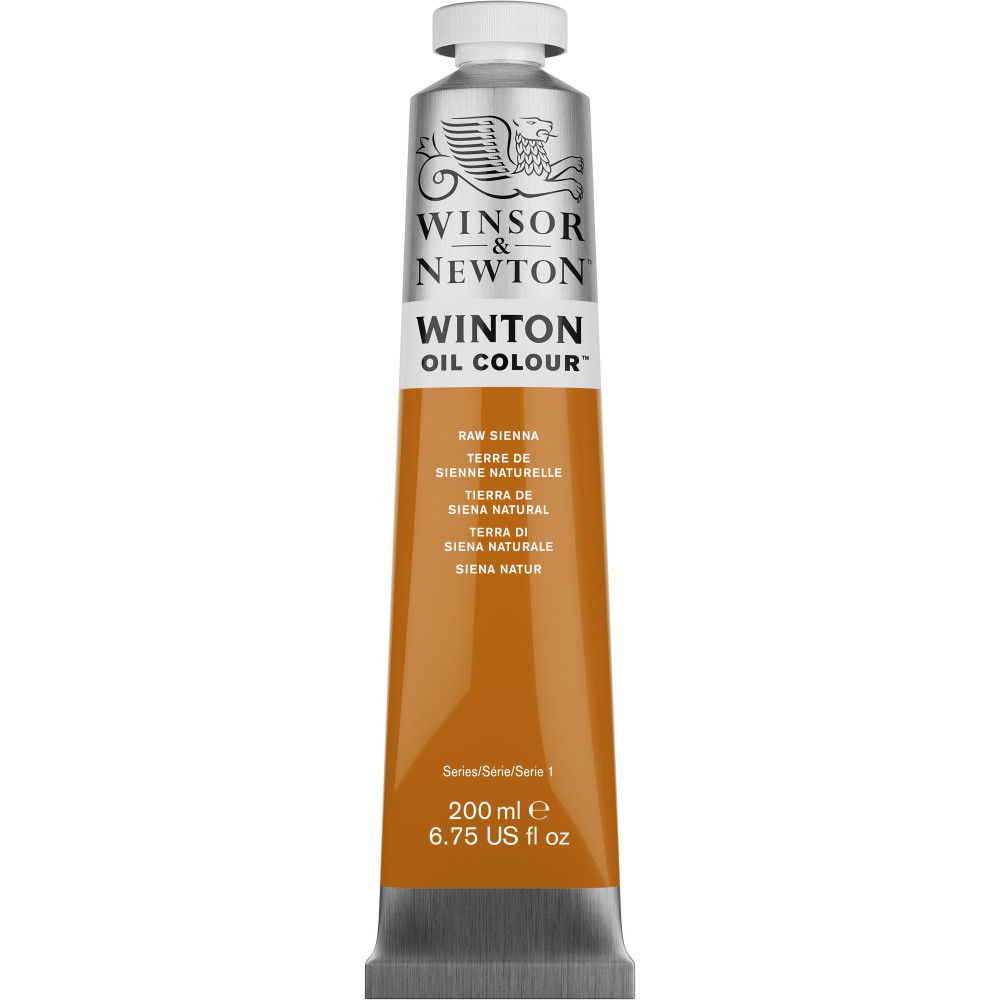 Oil paint Winton Oil Colour - Winsor & Newton - Raw Sienna 200 ml