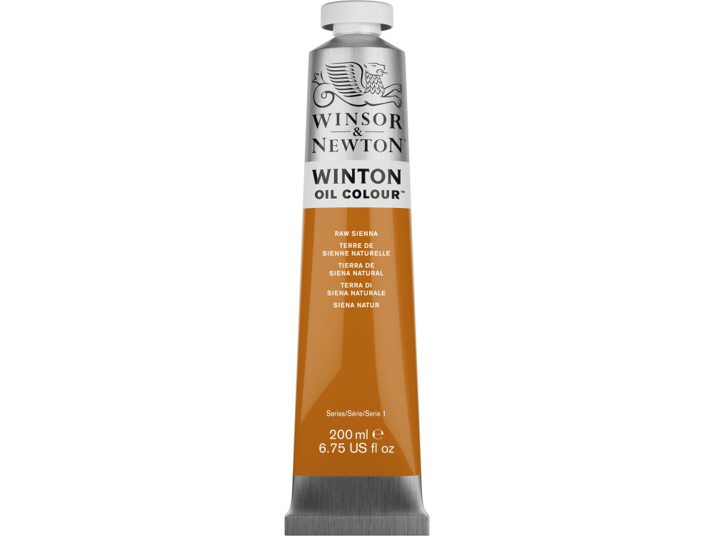 Farba olejna Winton Oil Colour - Winsor & Newton - Raw Sienna 200 ml