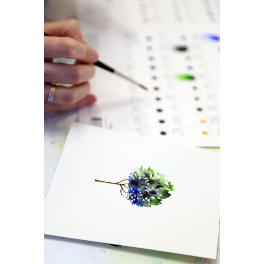 Próbnik farb Dot Card Professional Watercolour - Winsor & Newton - 109 kolorów