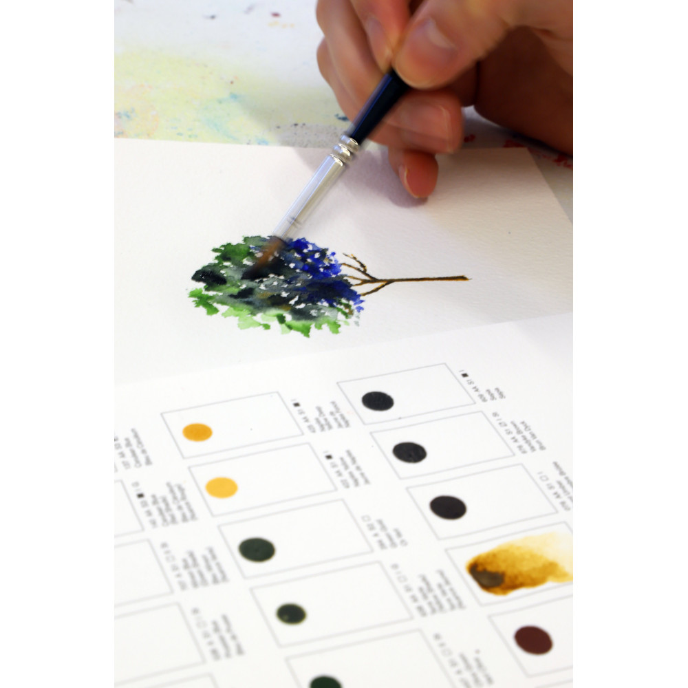 Próbnik farb Dot Card Professional Watercolour - Winsor & Newton - 109 kolorów