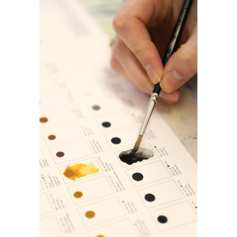 Professional Watercolour Dot Card Color Chart - Winsor & Newton - 109 colors