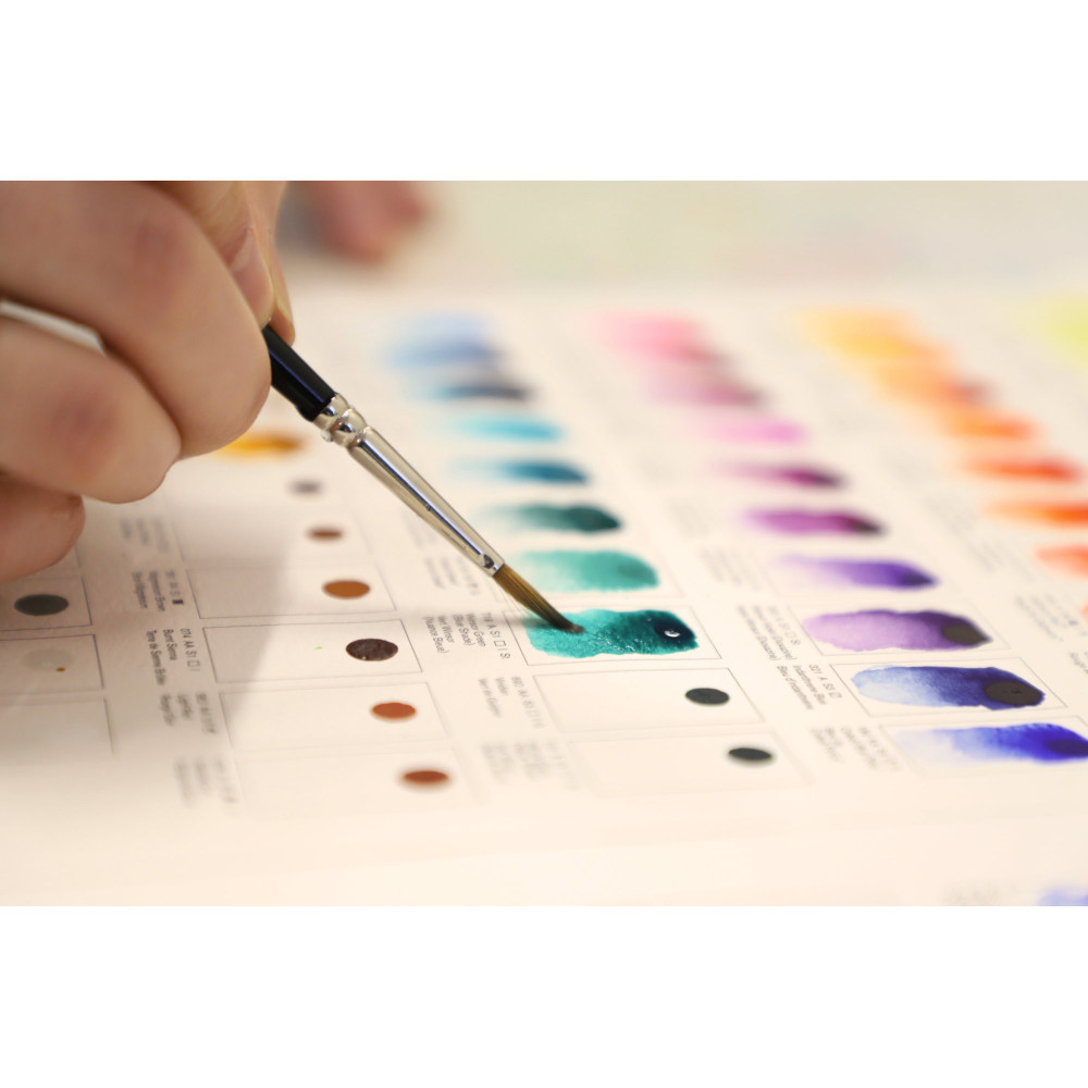 Professional Watercolour Dot Card Color Chart - Winsor & Newton - 109 colors