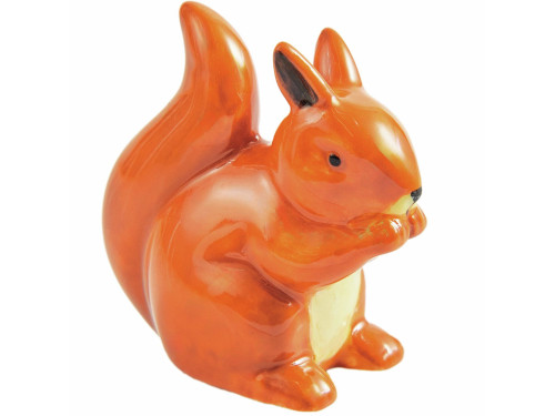 Porcelain figurine Squirrel - Rico Design - 4 x 3,7 x 2,2 cm