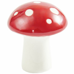 Porcelain figurine Toadstool - Rico Design - 4 x 3,4 x 3,4 cm