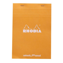 Notebook dotPad - Rhodia - dotted, orange, A5, 80 g, 80 sheets