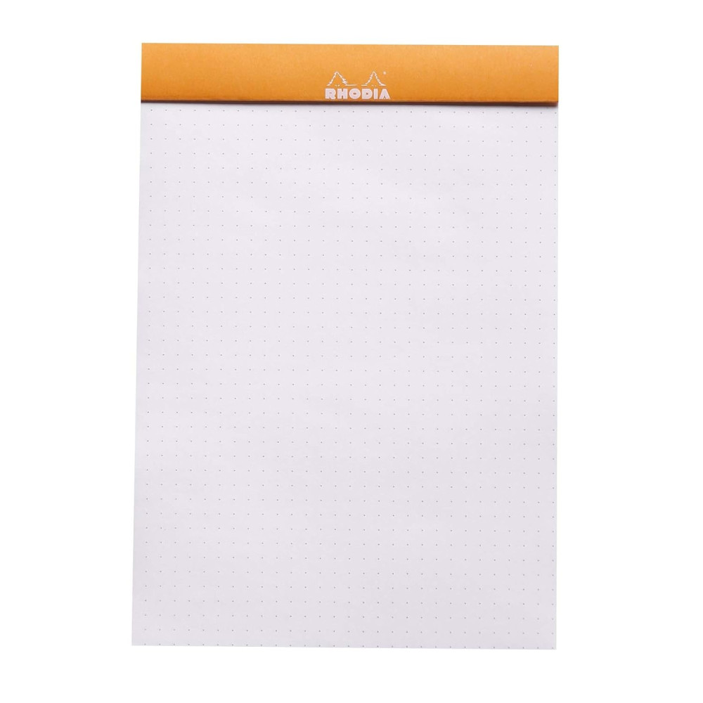 Notes dotPad - Rhodia - w kropki, pomarańczowy, A5, 80 g, 80 ark.