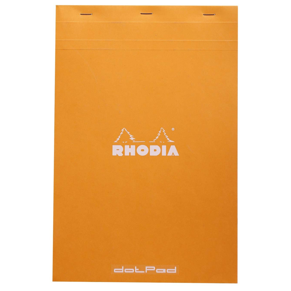 Notebook dotPad - Rhodia - dotted, orange, A4+, 80 g, 80 sheets