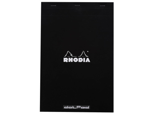 Notes dotPad - Rhodia - w kropki, czarny, A4+, 80 g, 80 ark.