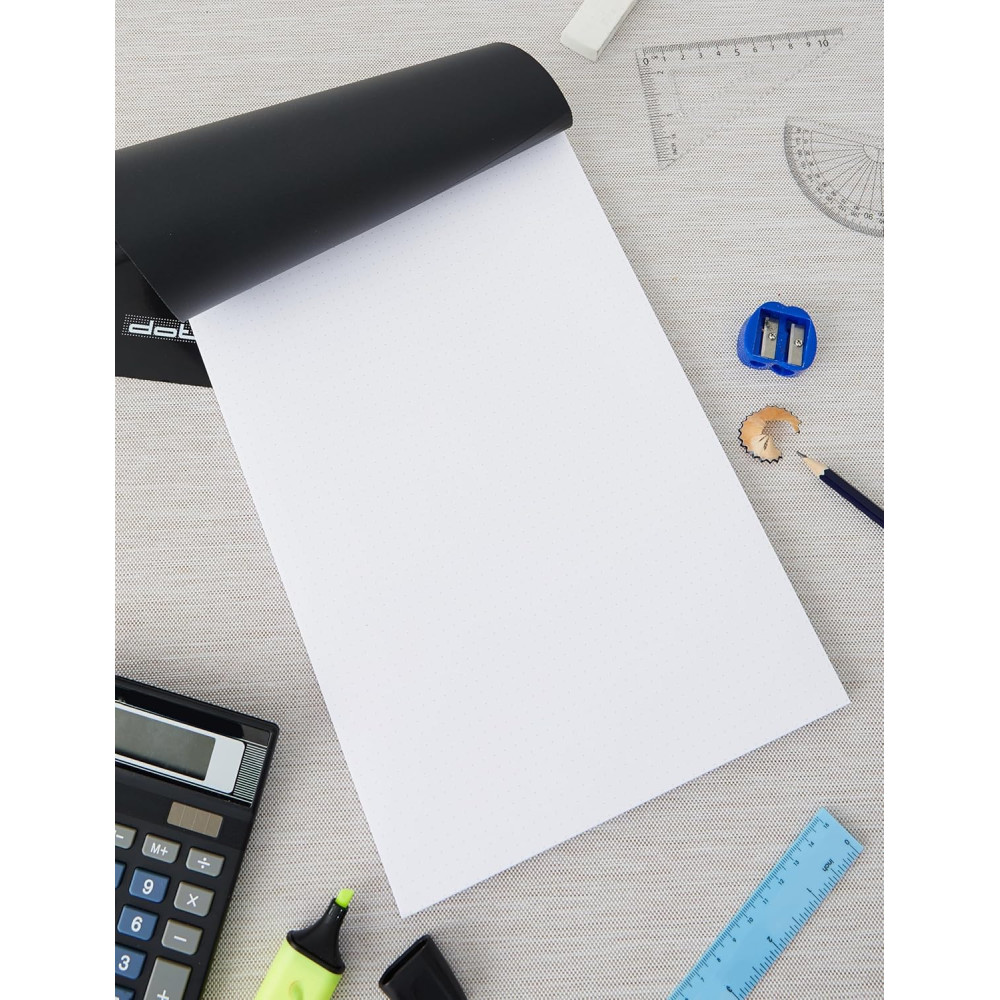 Notebook dotPad - Rhodia - dotted, black, A4+, 80 g, 80 sheets