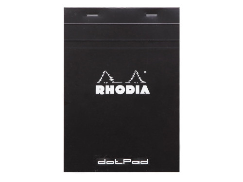 Notes dotPad - Rhodia - w kropki, czarny, A5, 80 g, 80 ark.