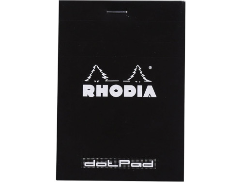 Notebook dotPad - Rhodia - dotted, black, 8,5 x 12 cm, 80 g, 80 sheets