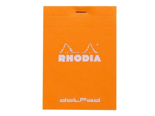 Notebook dotPad - Rhodia - dotted, orange, 8,5 x 12 cm, 80 g, 80 sheets