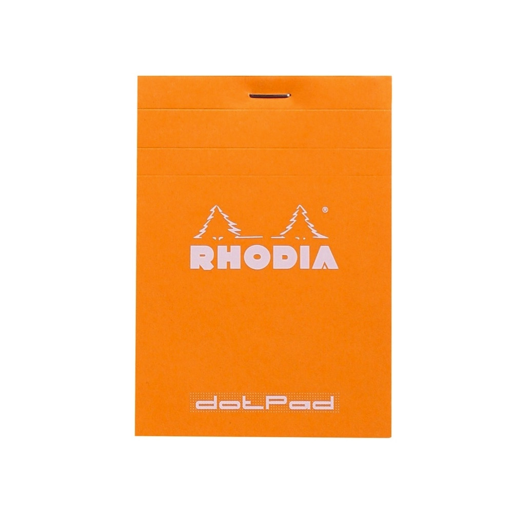 Notebook dotPad - Rhodia - dotted, orange, 8,5 x 12 cm, 80 g, 80 sheets