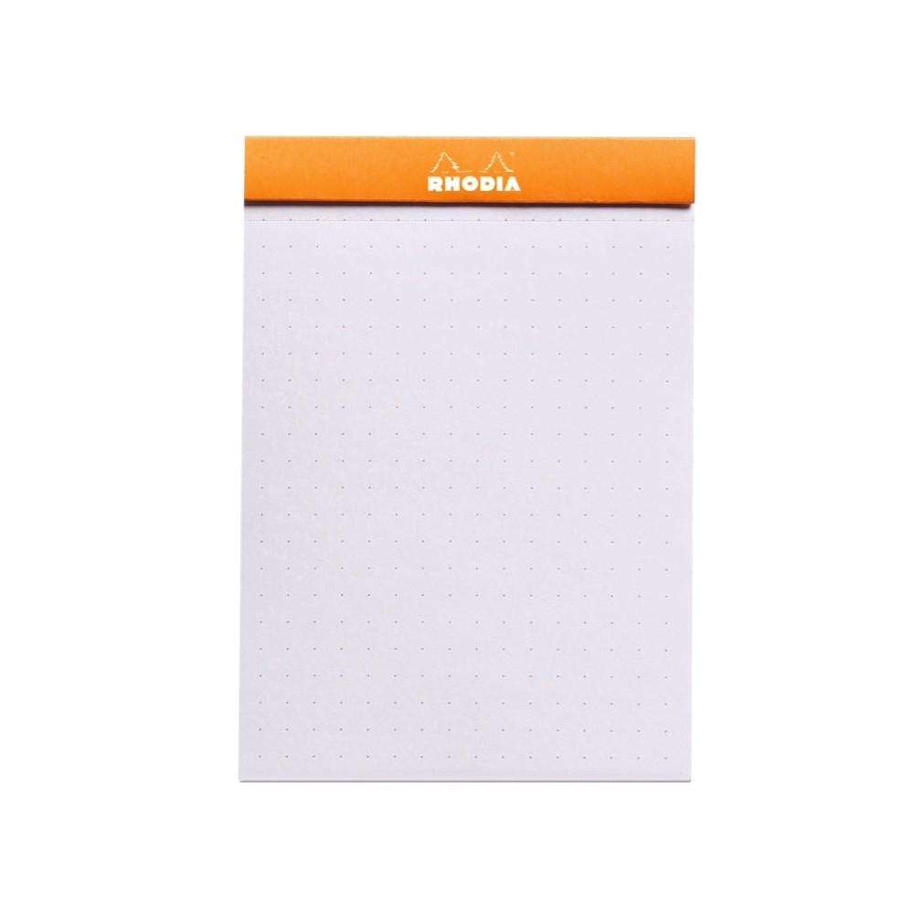 Notebook dotPad - Rhodia - dotted, orange, 8,5 x 12 cm, 80 g, 80 sheets