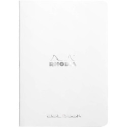 Notebook - Rhodia - dotted, white, A5, 80 g, 48 sheets