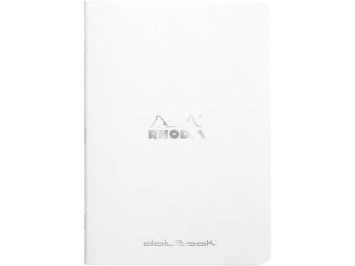 Notes - Rhodia - w kropki, biały, A5, 80 g, 48 ark.