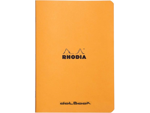 Notes - Rhodia - w kropki, pomarańczowy, A5, 80 g, 48 ark.