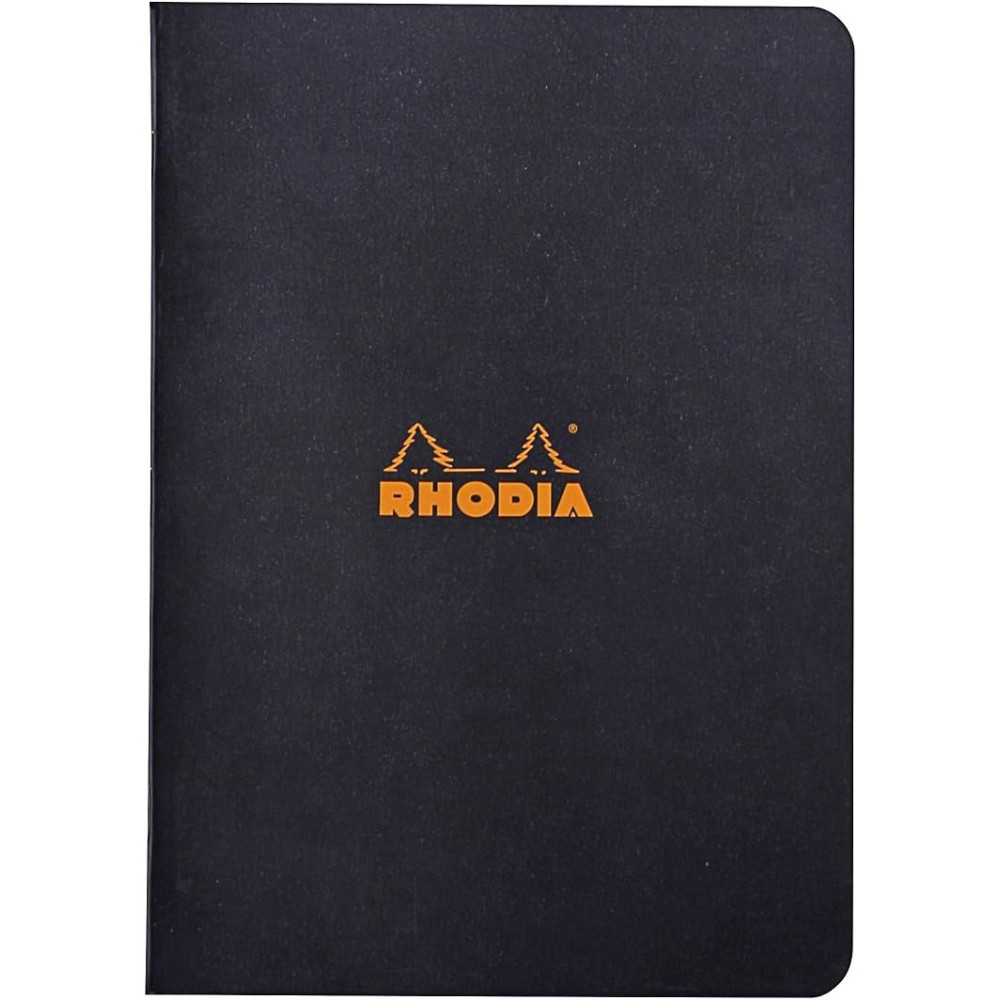 Notes - Rhodia - w linie, czarny, A5, 80 g, 48 ark.