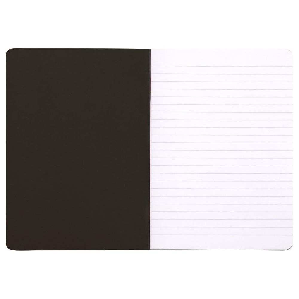 Notebook - Rhodia - lined, black, A5, 80 g, 48 sheets