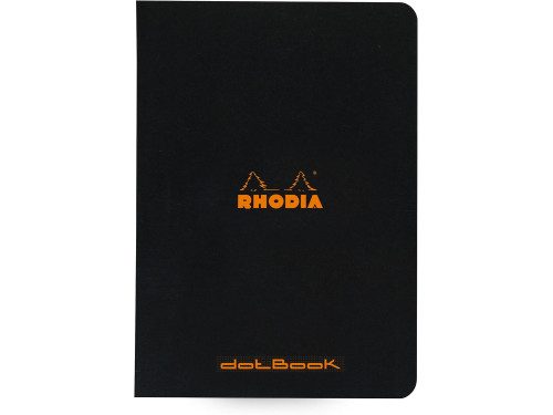 Notes - Rhodia - w kropki, czarny, A5, 80 g, 48 ark.