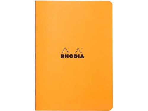 Notebook - Rhodia - checkered, orange, A5, 80 g, 48 sheets