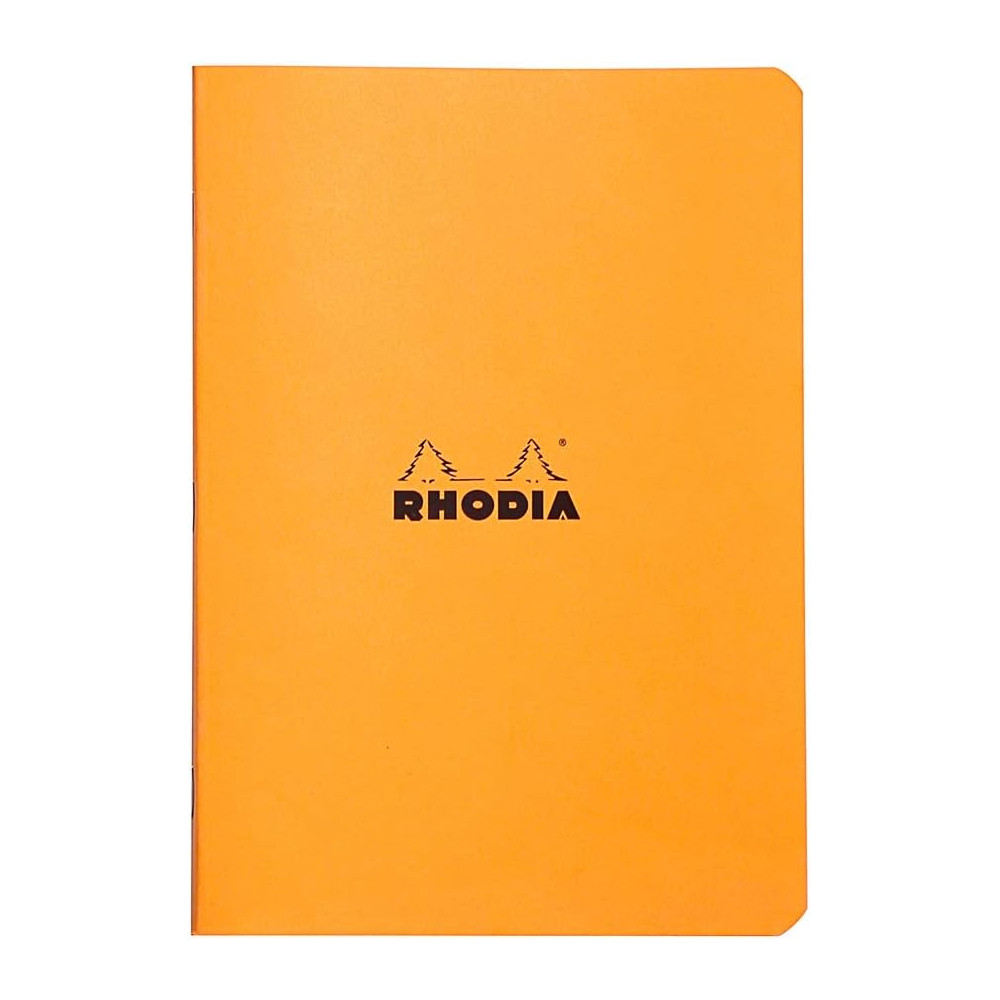 Notebook - Rhodia - checkered, orange, A5, 80 g, 48 sheets