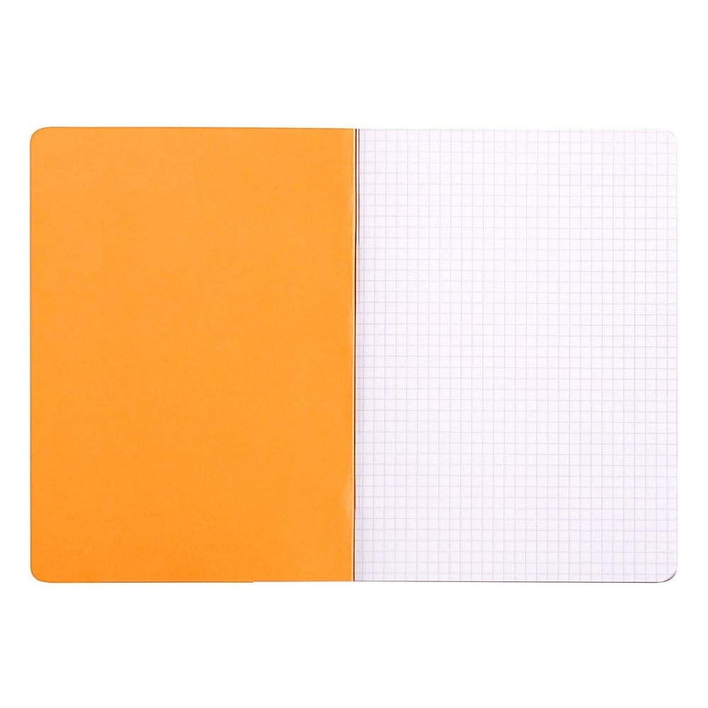 Notes - Rhodia - w kratkę, pomarańczowy, A5, 80 g, 48 ark.