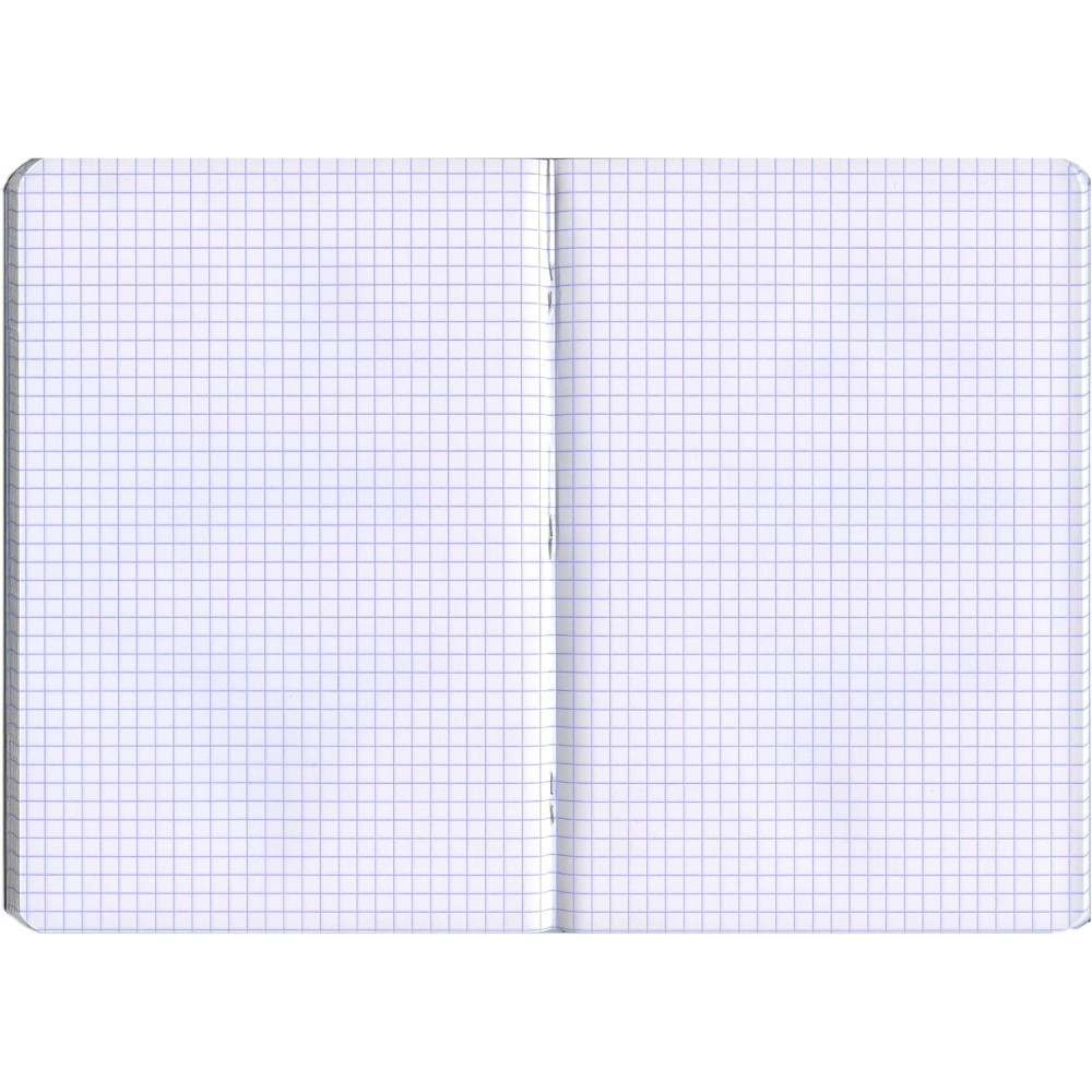 Notebook - Rhodia - checkered, black, A5, 80 g, 48 sheets