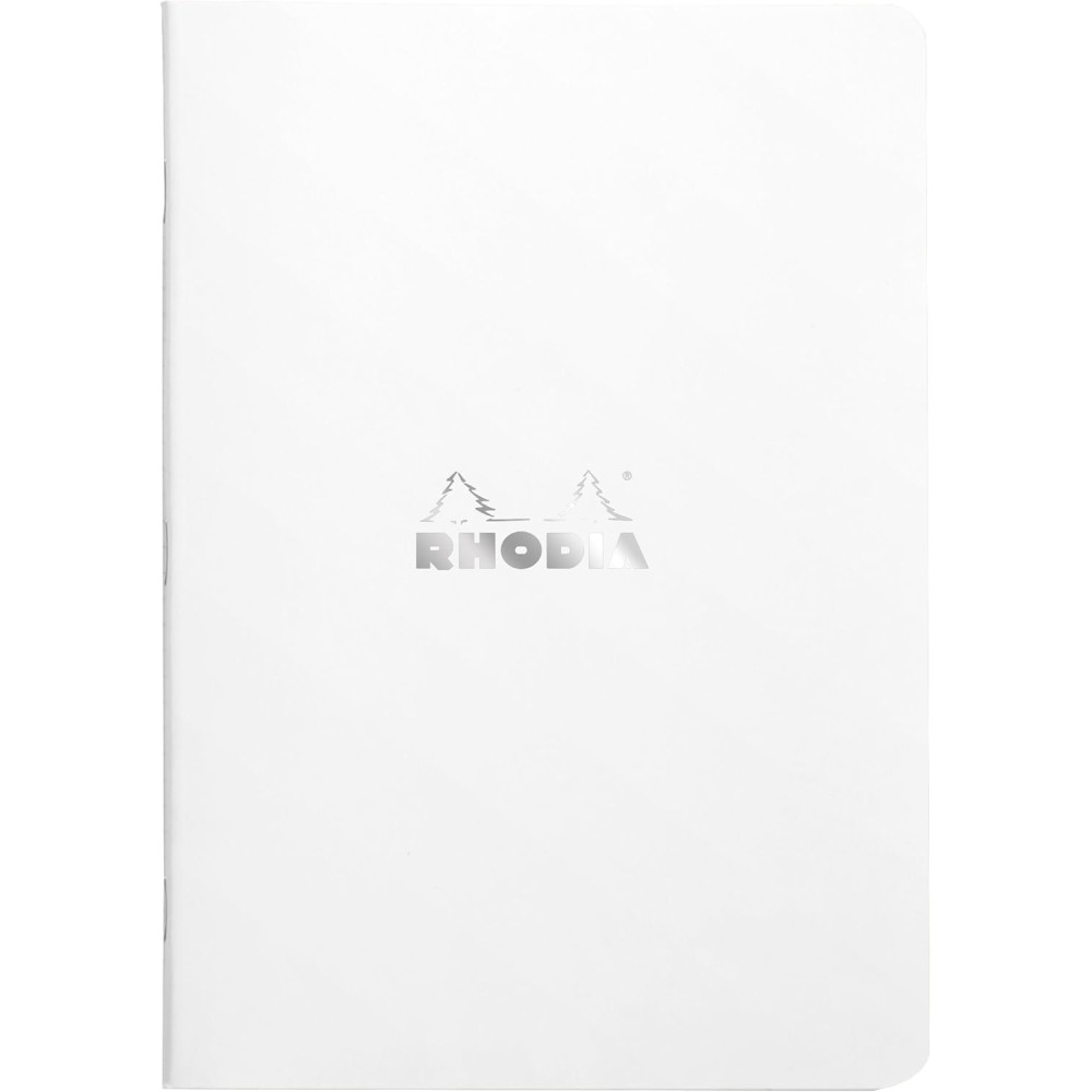 Notebook - Rhodia - checkered, white, A5, 80 g, 48 sheets