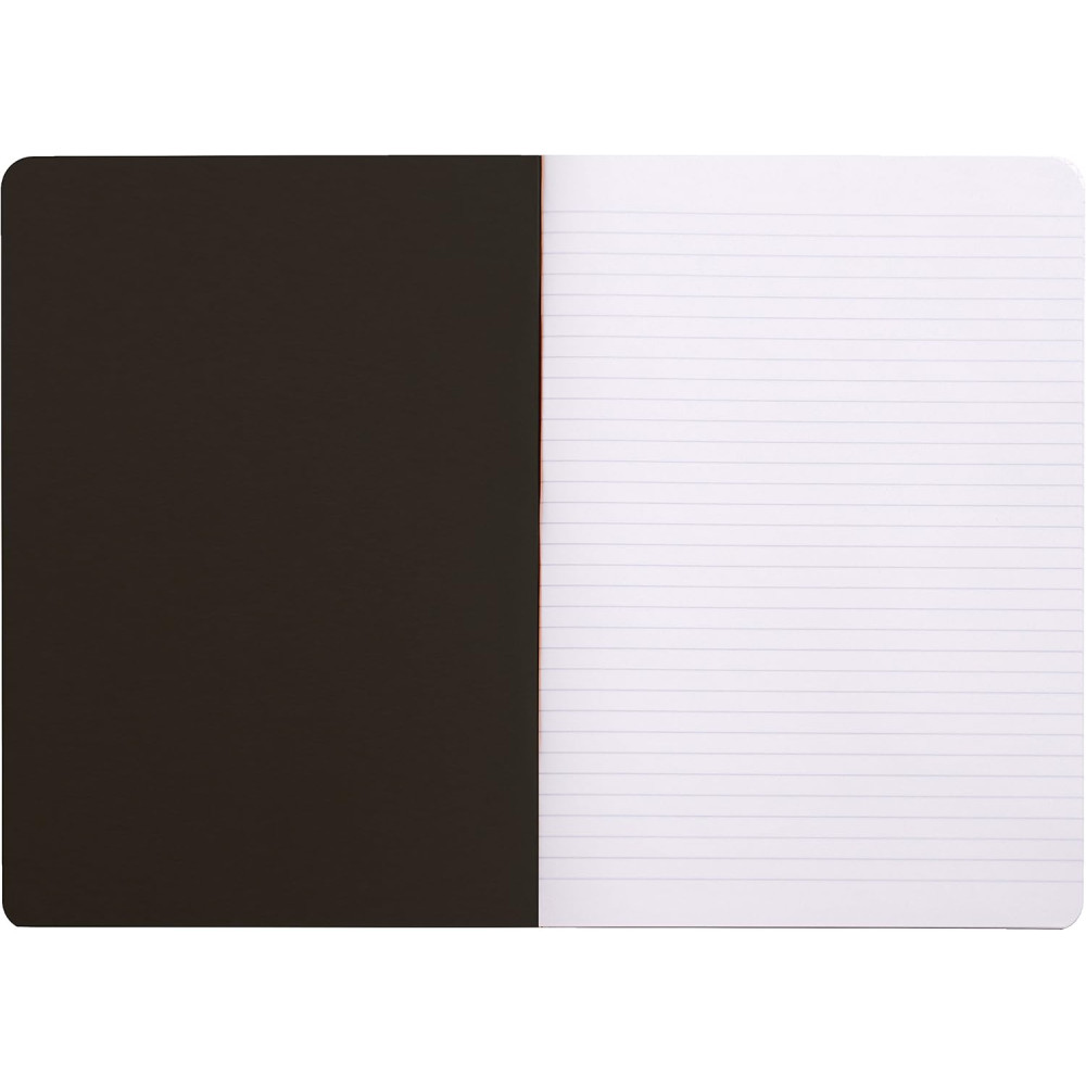 Notebook - Rhodia - lined, black, A4, 80 g, 48 sheets