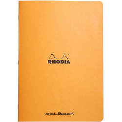 Notes - Rhodia - w kropki, pomarańczowy, A4, 80 g, 48 ark.