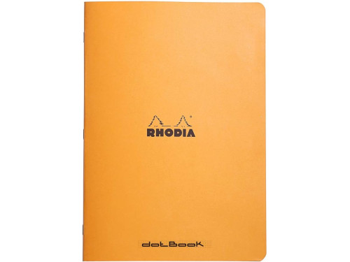 Notes - Rhodia - w kropki, pomarańczowy, A4, 80 g, 48 ark.