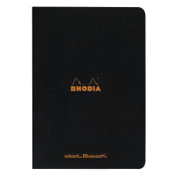 Notes - Rhodia - w kropki, czarny, A4, 80 g, 48 ark.