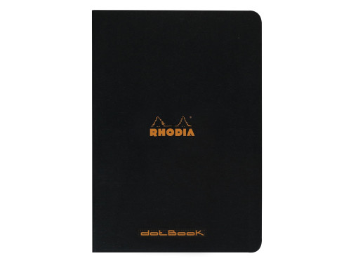 Notebook - Rhodia - dotted, black, A4, 80 g, 48 sheets
