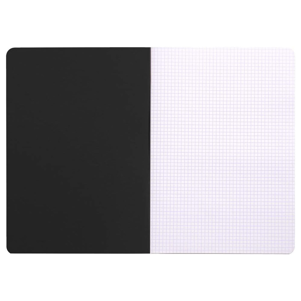 Notebook - Rhodia - checkered, black, A4, 80 g, 48 sheets