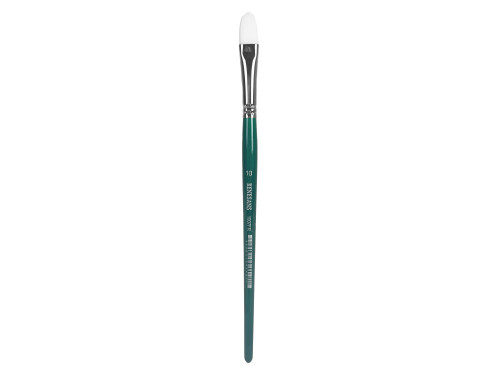 Cat's tongue, synthetic, 1007FR series brush - Renesans - short handle, no. 10