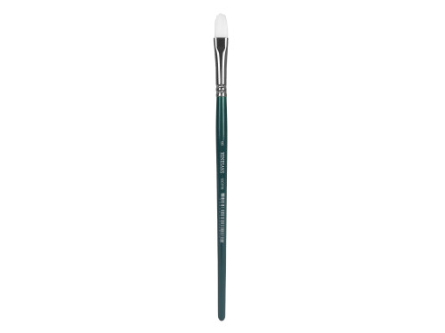 Cat's tongue, synthetic, 1007FR series brush - Renesans - short handle, no. 8