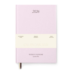 Calendar 2026 limited edition A5 - Jaśnie plan - pink
