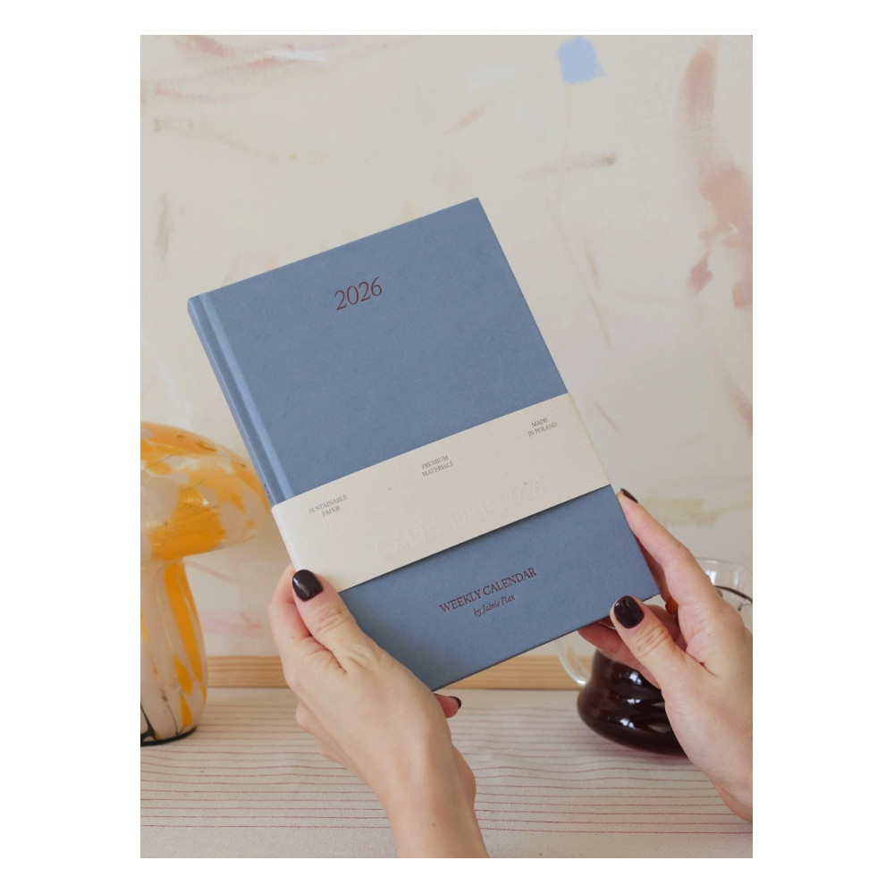 Calendar 2026 limited edition A5 - Jaśnie plan - blue