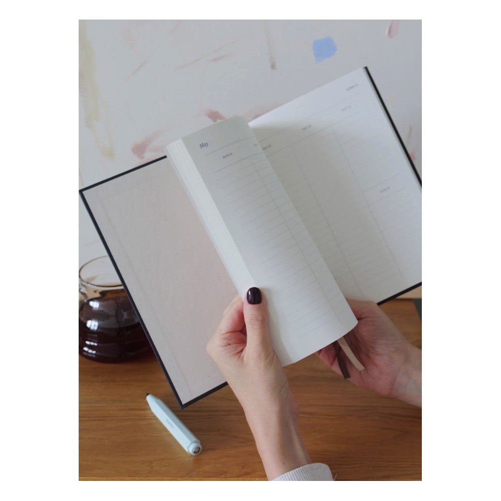 Calendar 2026 limited edition A5 - Jaśnie plan - graphite