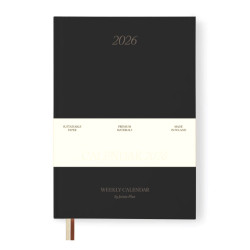 Calendar 2026 limited edition A5 - Jaśnie plan - graphite