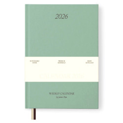 Calendar 2026 limited edition A5 - Jaśnie plan - green