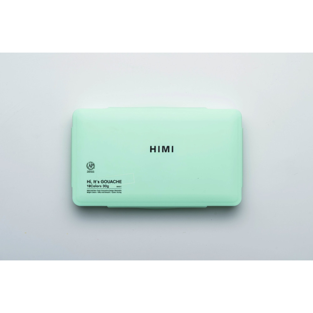 Zestaw gwaszy Jelly Cup Basic Green - HIMI - 18 szt.