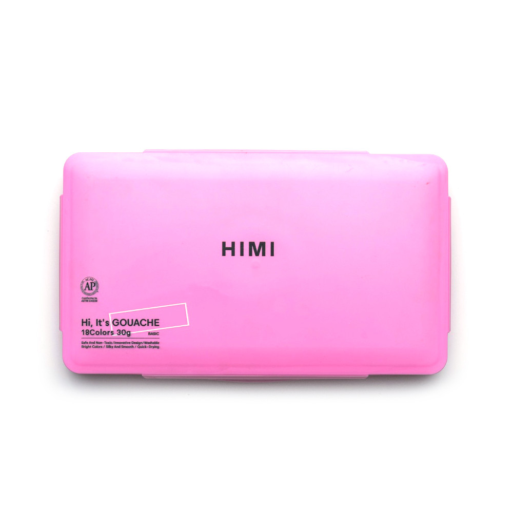 Zestaw gwaszy Jelly Cup Pastel Pink - HIMI - 18 szt.