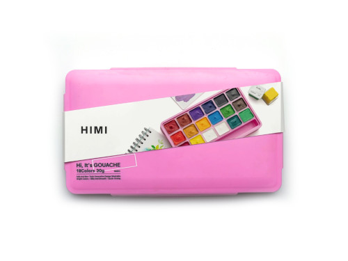 Zestaw gwaszy Jelly Cup Pastel Pink - HIMI - 18 szt.
